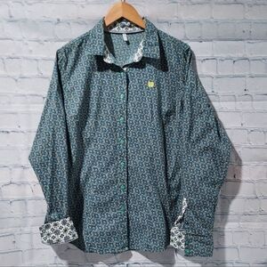 Cinch Women's Large/ XL Button Down Shirt Rodeo Western Wear Cowgirl Southwest